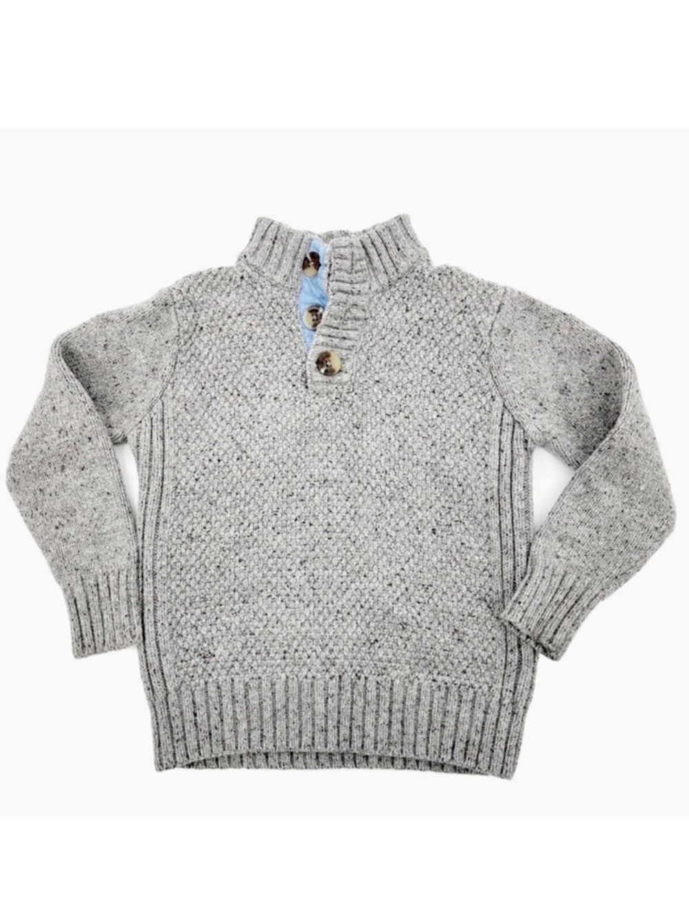 Cat & Jack Gray Shawl Collar Sweater XS 4/5